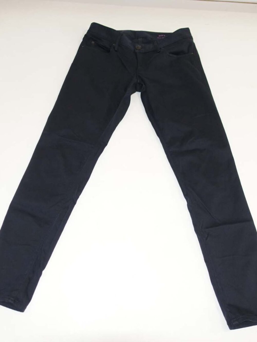 Lilly Pulitzer Women's Worth Skinny Twill Jeans Size 6 Black Low Rise Stretch